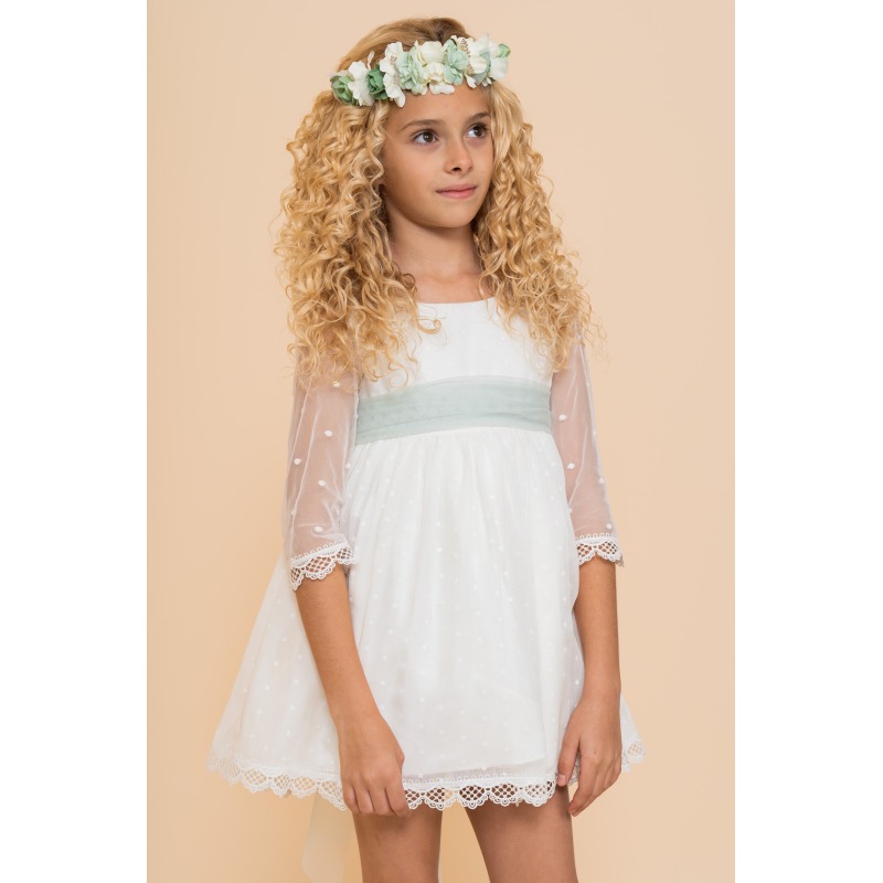 Vestido ceremonia etamin lunares La Ormiga