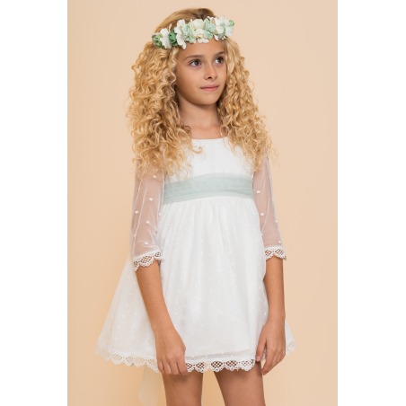 Vestido ceremonia etamin lunares La Ormiga