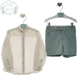 Conjunto bermuda "Familia...