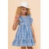 Vestido infantil vichy La Ormiga