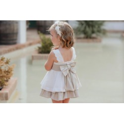 Vestido infantil volante Miranda