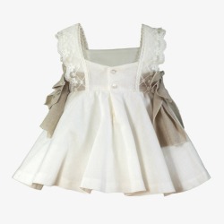 Vestido ceremonia lazos bebe Miranda