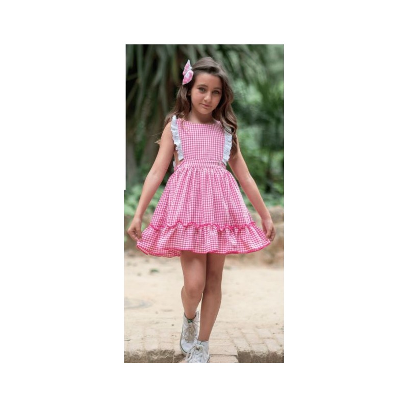 Vestido cuadros niña Vera