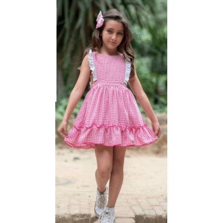 Vestido cuadros niña Vera