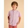 Camisa cuello mao con lino niño mayoral