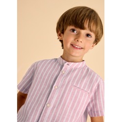 Camisa cuello mao con lino niño mayoral