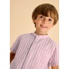 Camisa cuello mao con lino niño mayoral