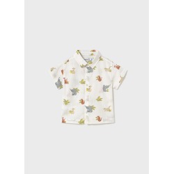 Camisa m/c estampada bebé...