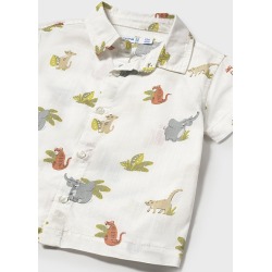 Camisa m/c estampada bebé niño mayoral