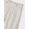 Pantalón fluido con lino niña mayoral