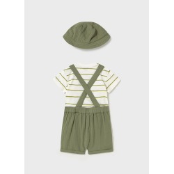 Conjunto peto con gorro bebé mayoral