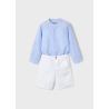 Conjunto bermuda y camisa mao niño mayoral