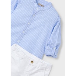 Conjunto bermuda y camisa mao niño mayoral