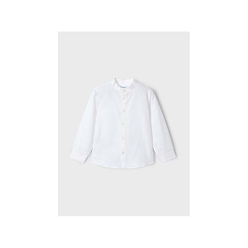 Camisa manga larga mao con lino niño