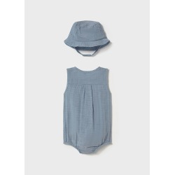 Pelele con gorro bebe niño mayoral