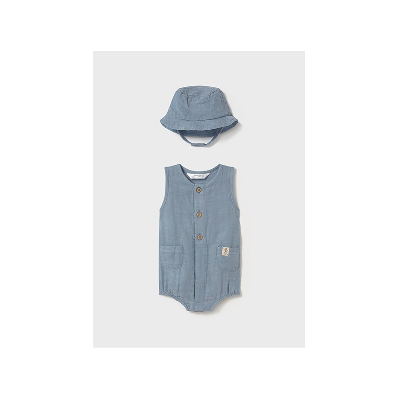 Pelele con gorro bebe niño mayoral