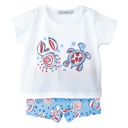 Conjunto Baño Océano bebe niño Calamaro