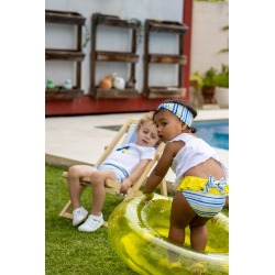 Conjunto Baño Tucán bebe niña Calamaro