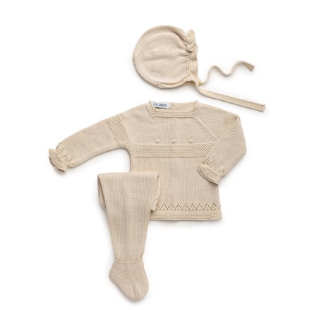 Conjunto bebe 3 piezas bodoques Juliana