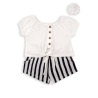 Conjunto rayas + coletero niña Babybol