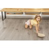 Conjunto niña flores+cinta Babybol