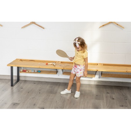 Conjunto niña flores+cinta Babybol