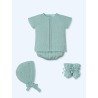Conjunto m/c con culotte, capota y patucos LIVELY SIN Mac Ilusion