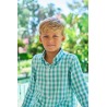 Camisa niño vichy verde La Ormiga