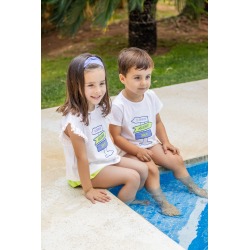 Conjunto Baño Multicolor bebe niño Calamaro