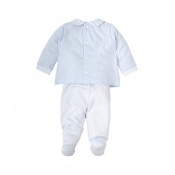 Conjunto bebe cuello cuadros Hada Babidu