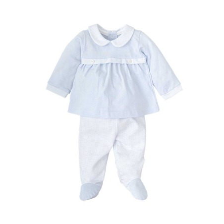 Conjunto bebe cuello cuadros Hada Babidu