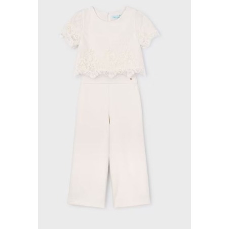 Conjunto ceremonia pantalón crepe niña Abel&Lula