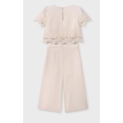 Conjunto ceremonia pantalón crepe niña Abel&Lula
