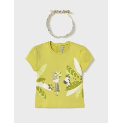 Camiseta m/c con diadema bebe niña mayoral