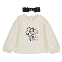 Camiseta m/l con diadema...