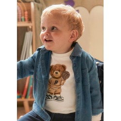 Camiseta m/l oso bebe niño...