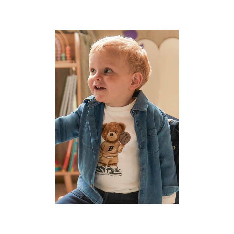Camiseta m/l oso bebe niño mayoral
