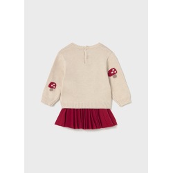Conjunto falda tricot bebe niña mayoral