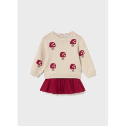 Conjunto falda tricot bebe...