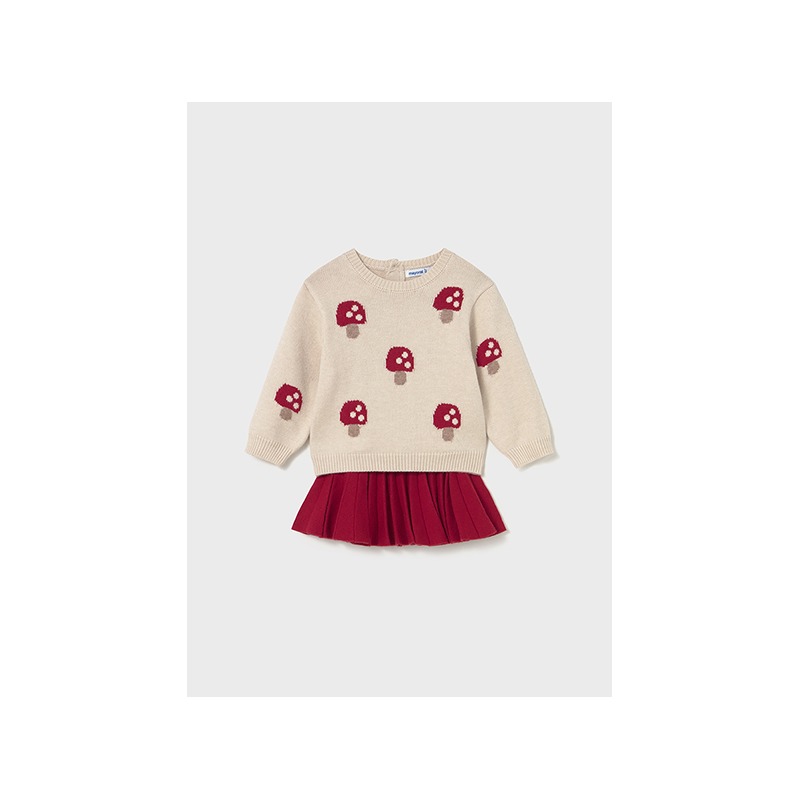Conjunto falda tricot bebe niña mayoral