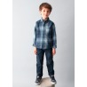 Camisa m/l cuadros niño mayoral