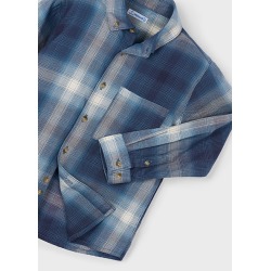 Camisa m/l cuadros niño mayoral