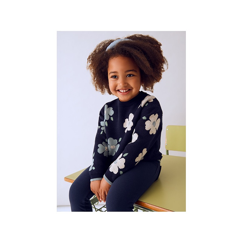 Jersey jacquard niña mayoral
