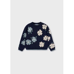 Jersey jacquard niña mayoral
