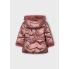 Chaqueton metalizado cinturon niña mayoral