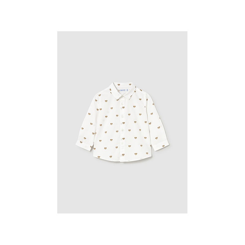 Camisa m/l estampada ositos bebe niño mayoral