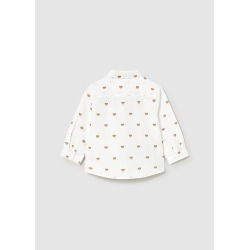 Camisa m/l estampada ositos bebe niño mayoral