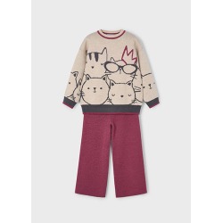 Conjunto pantalon tricot niña mayoral