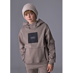 Sudadera contraste chico...