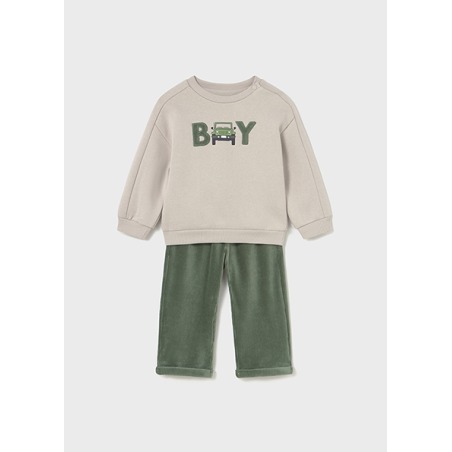 Conjunto pantalón y sudadera bebé niño mayoral